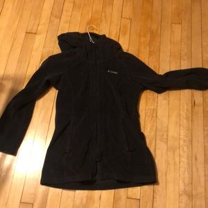 Columbia Womens Black Zip Up Hoodie/Sweatshirt